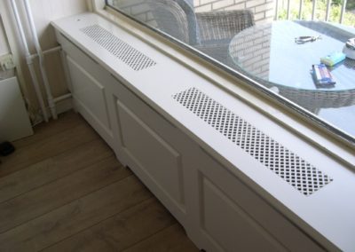 Radiatorombouw facet schuin