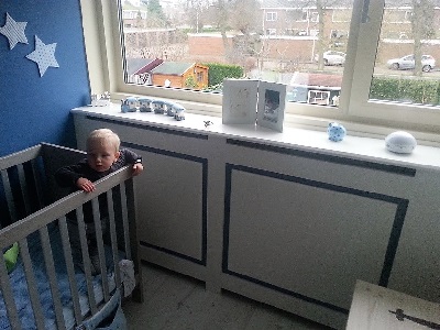 Radiatorombouw kinderkamer Voorschoten