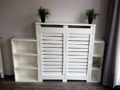 Radiatorombouw lamellen kastje