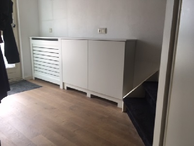 Radiatorombouw lamellen kastje