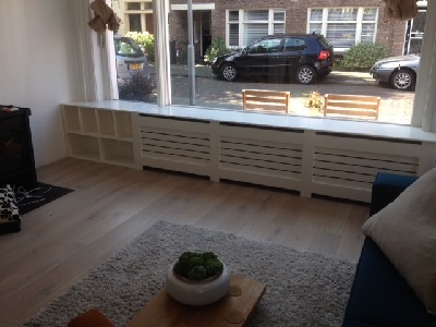 Radiatorombouw lamellen kastje