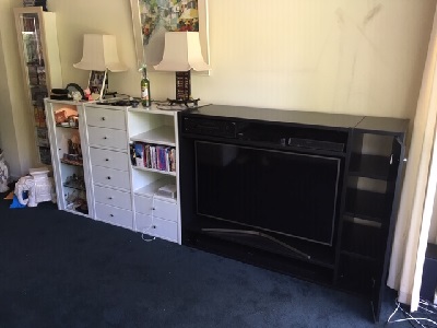 TV meubel zwart wit Voorburg
