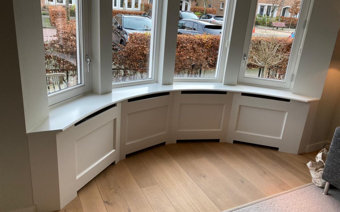 Radiatorombouw ronde erker