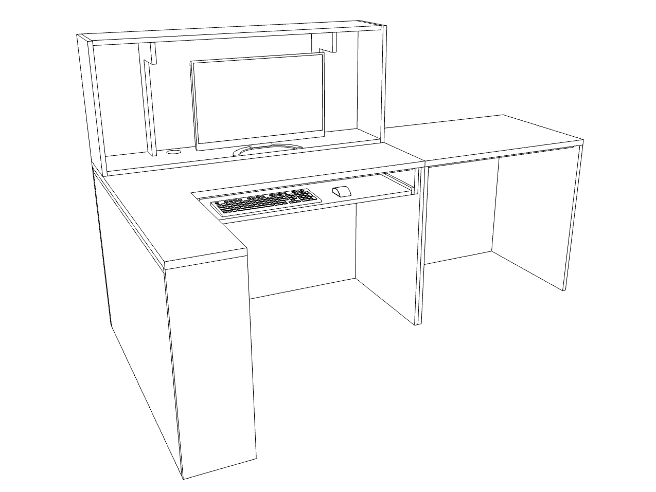 3D tekening overig interieur