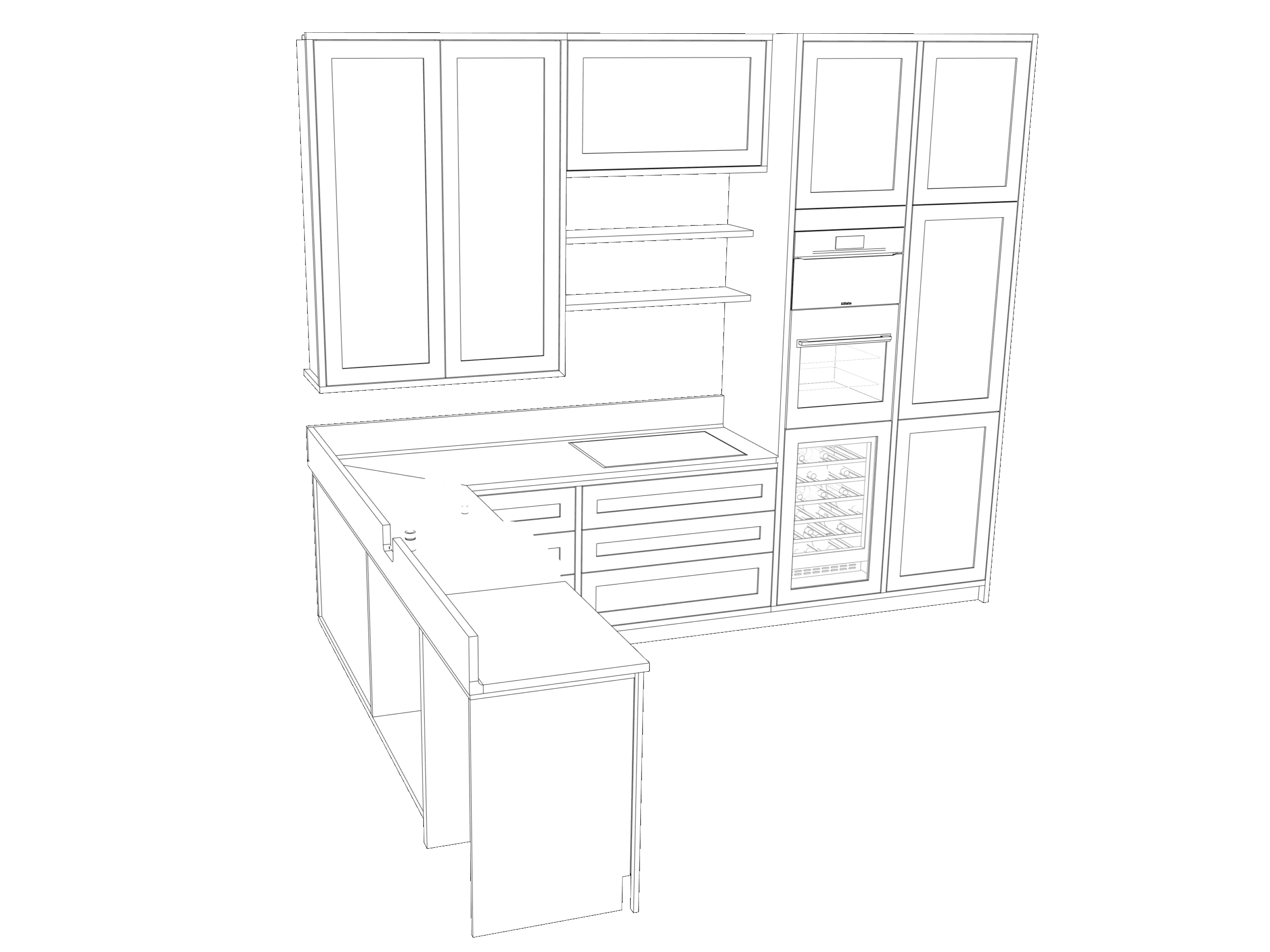 3D tekening totaal inrichting
